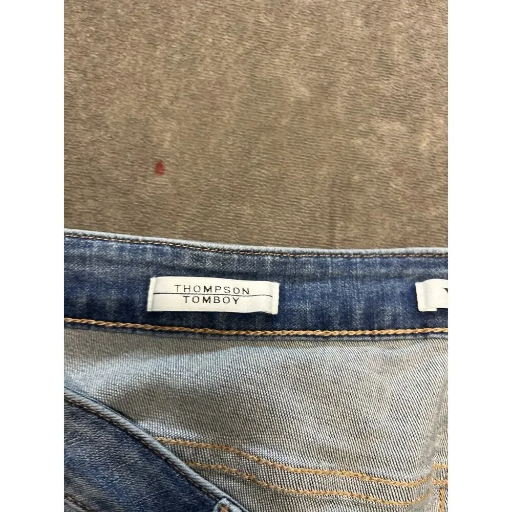 Vigoss THOMPSON TOMBOY Size 20 High Rise Ankle Straight Jeans Denim Pants 38x28 - Picture 5 of 9